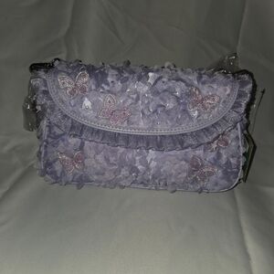 Wicked For Good Glinda Lavender Butterfly Women's Bag